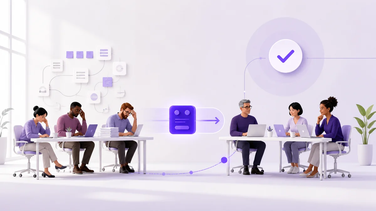 Une équipe tech interne transmet un projet logiciel délimité à des développeurs externes